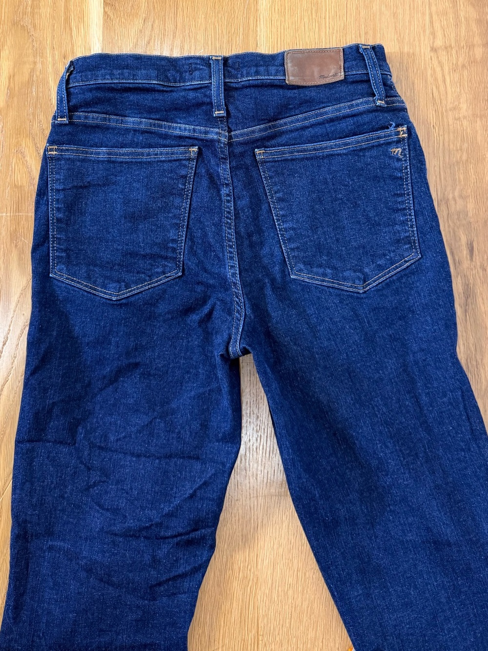 Madewell Cali Demi-Boot Jeans Dark Wash High Rise Flare Stretch Denim size 28 - Picture 12 of 12